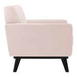 Engage Channel Tufted Performance Velvet Armchair in Pink