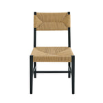 Bodie Wood Dining Chair in Black Natural