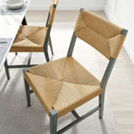 Bodie Wood Dining Chair in Light Gray Natural
