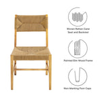 Bodie Wood Dining Chair in Natural Natural