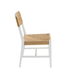 Bodie Wood Dining Chair in White Natural
