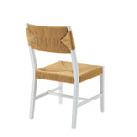 Bodie Wood Dining Chair in White Natural