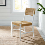 Bodie Wood Dining Chair in White Natural
