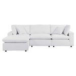 Commix 4-Piece Sunbrella® Outdoor Patio Sectional Sofa in White