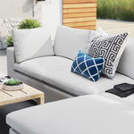 Commix 4-Piece Sunbrella® Outdoor Patio Sectional Sofa in White