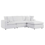 Commix 4-Piece Sunbrella® Outdoor Patio Sectional Sofa in White