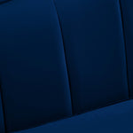 Cheshire Channel Tufted Performance Velvet Sofa in Navy