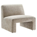 Amita Chenille Upholstered Accent Chair in Khaki