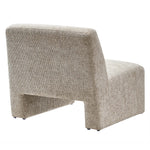 Amita Chenille Upholstered Accent Chair in Khaki