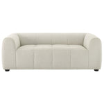 Liana Upholstered Fabric Loveseat in Linen