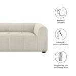 Liana Upholstered Fabric Loveseat in Linen