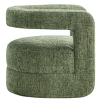 Jaylin Upholstered Chenille Accent Chair in Basil