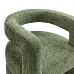 Jaylin Upholstered Chenille Accent Chair in Basil