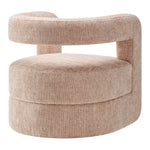 Jaylin Upholstered Chenille Accent Chair in Blush