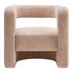 Jaylin Upholstered Chenille Accent Chair in Blush