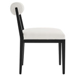 Kai Fabric Dining Chair in Salt Black