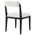 Kai Fabric Dining Chair in Salt Black