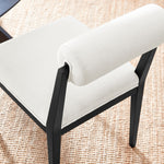 Kai Fabric Dining Chair in Salt Black