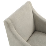 Alton Fabric Upholstered Dining Armchair in Linen Natural