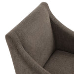Alton Fabric Upholstered Dining Armchair in Mocha Natural