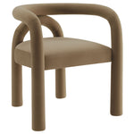 Astrid Performance Velvet Dining Chair in Camel