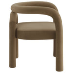 Astrid Performance Velvet Dining Chair in Camel