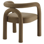 Astrid Performance Velvet Dining Chair in Camel