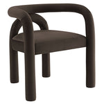 Astrid Performance Velvet Dining Chair in Cocoa