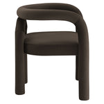 Astrid Performance Velvet Dining Chair in Cocoa