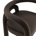 Astrid Performance Velvet Dining Chair in Cocoa