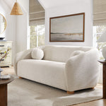 Holland 85" Chenille Fabric Sofa in Dove Gray