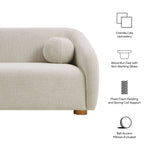 Holland 85" Chenille Fabric Sofa in Dove Gray