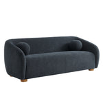 Holland 85" Chenille Fabric Sofa in Navy