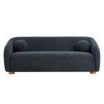 Holland 85" Chenille Fabric Sofa in Navy