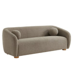 Holland 85" Chenille Fabric Sofa in Taupe