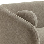 Holland 85" Chenille Fabric Sofa in Taupe