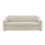 Liora Performance Velvet Sofa in Alabaster