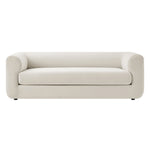 Leif 89" Performance Velvet Upholstered Sofa in Alabaster