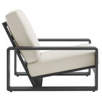 Lirienne 4-Piece Outdoor Patio Aluminum Furniture Set in Cream