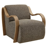 Atrium Lattice Boucle Accent Armchair in Earth