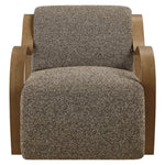 Atrium Lattice Boucle Accent Armchair in Earth