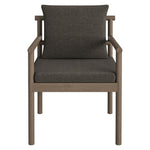 Eleni 7 Piece Outdoor Patio Teak Wood Dining Set in Weathered Gray Flint