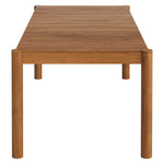 Eleni 7 Piece Outdoor Patio Teak Wood Dining Set in Natural Sail