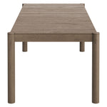 Eleni 7 Piece Outdoor Patio Teak Wood Dining Set in Weathered Gray Pebble