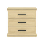 Clifford Nightstand (3-Drawer) in Natural Oak