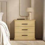 Clifford Nightstand (3-Drawer) in Natural Oak