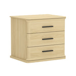 Clifford Nightstand (3-Drawer) in Natural Oak