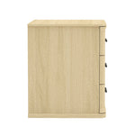 Clifford Nightstand (3-Drawer) in Natural Oak