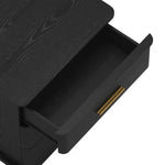 Clifford Nightstand (3-Drawer) in Black