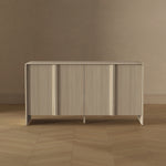 Novara 60" Sideboard (4-Door) in Whitewashed Oak